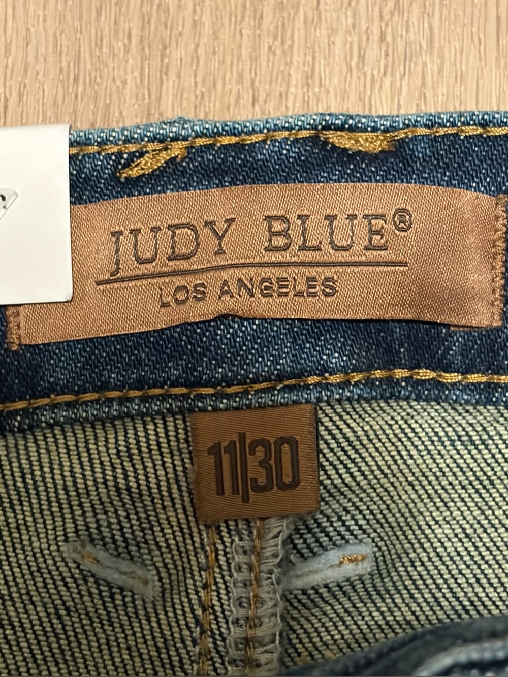 NWT Judy Blue High Waist Retro Wide Leg Denim Jeans with Tummy Control - Picture 6 of 10